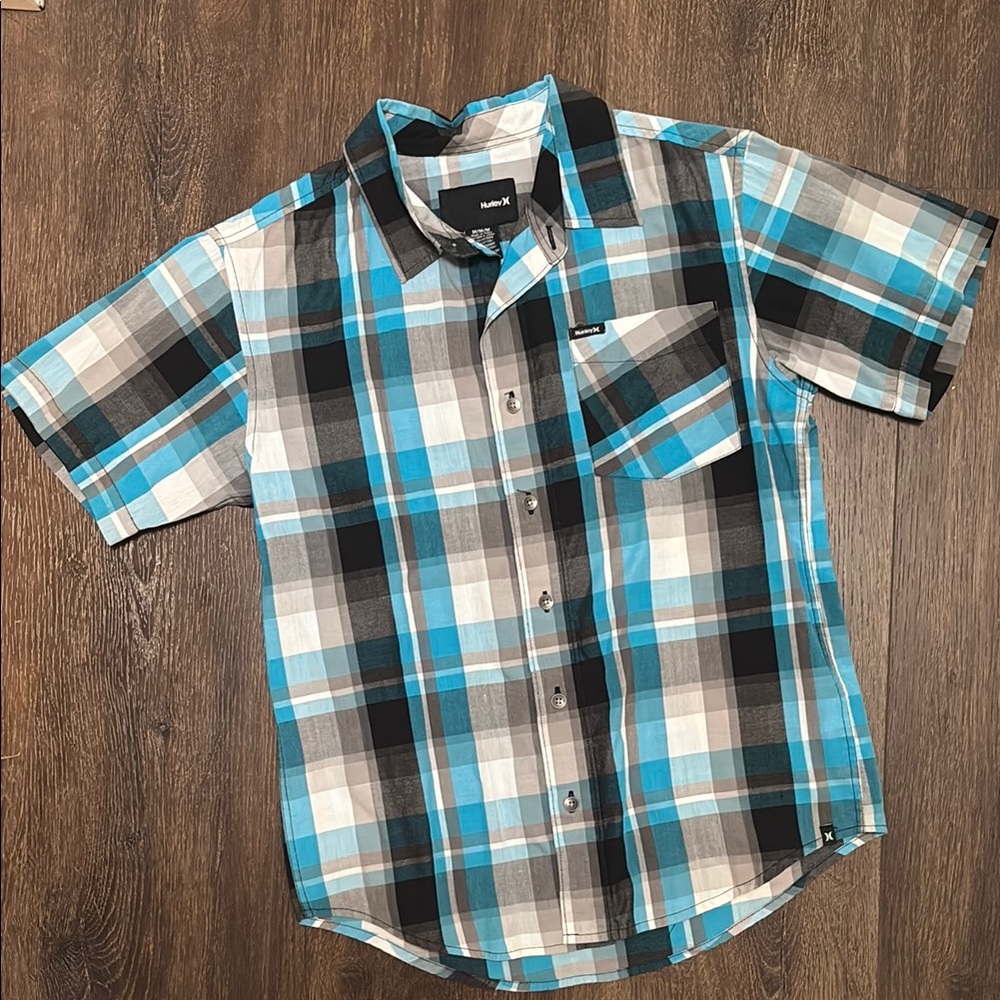Hurley Plaid Kids Shirt